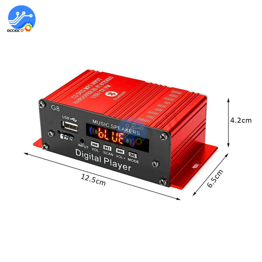 Автомобильный усилитель звука 12 В Bluetooth 220 В|Усилители мощности| |