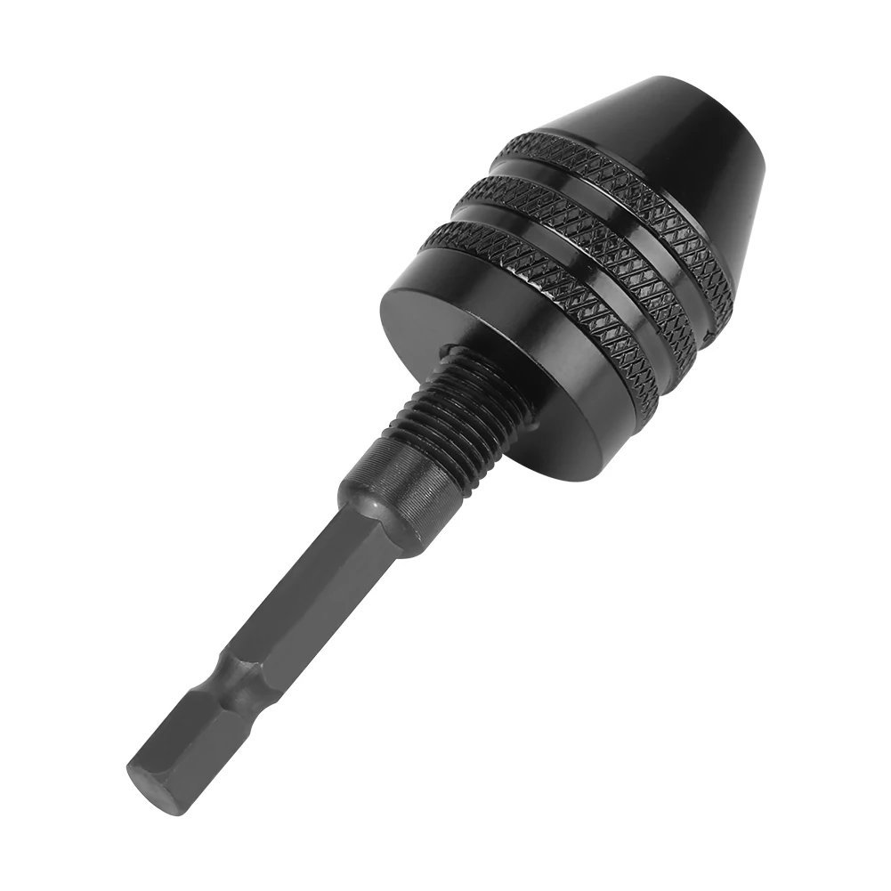 

1/4" Hex Shank Drill Chuck Keyless Chuck Collet Adapter Capacity 0.8-8mm for Electric Screwdriver Drill Tool Accessories
