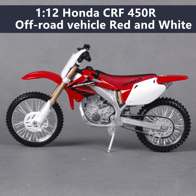 Honda CRF450R Maisto 1:12 Yamaha 450F моделирование сплав Мотокросс серии авторизованный модель мотоцикла игрушечный автомобиль - Цвет: Honda CRF450R