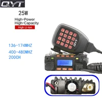 qyt kt8900 kt 8900 mini car 2 way radio 25w 136 174 400 480 mhz dual band ham cb fm transceiver vehicle vehicular walkie talkie
