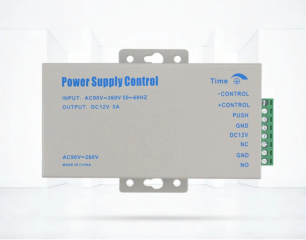 DC12V/5A AC110-260 управление доступом контроллер электропитания NC NO COM выход для видеодомофона системы двери электрические замки дистанционного управления