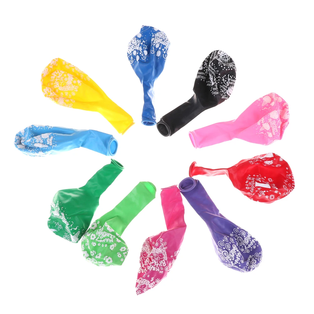 

10Pcs Wedding Decoration Latex Balloons For Happy Birthday Inflatable Helium Party Balloons Supplies Baby Children Toys