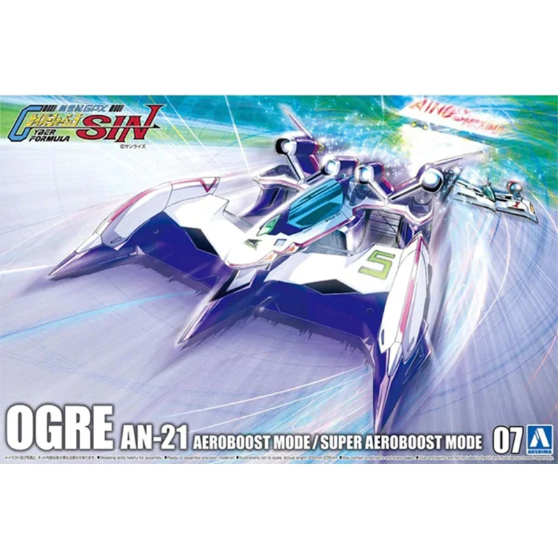 

Aoshima 05909 1/24 Future GPX Cyber Formula Nu Asurada Lifting Turn Mode AN-21 Racing Car Toy Hobby Model Building Assembly Kit