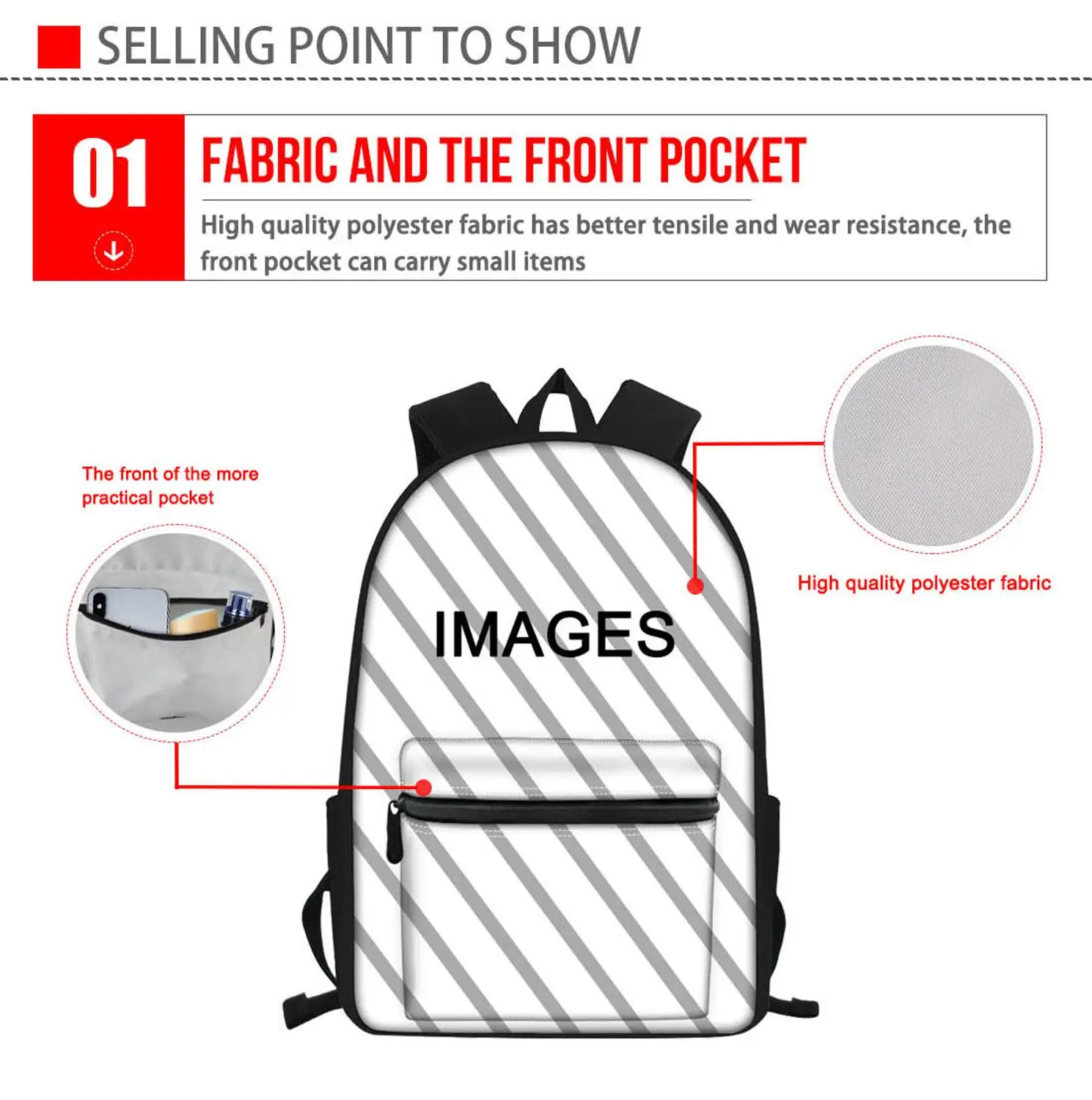 Рюкзаки для девочек FORUDESIGNS школьные ранцы черного цвета в Африканском и