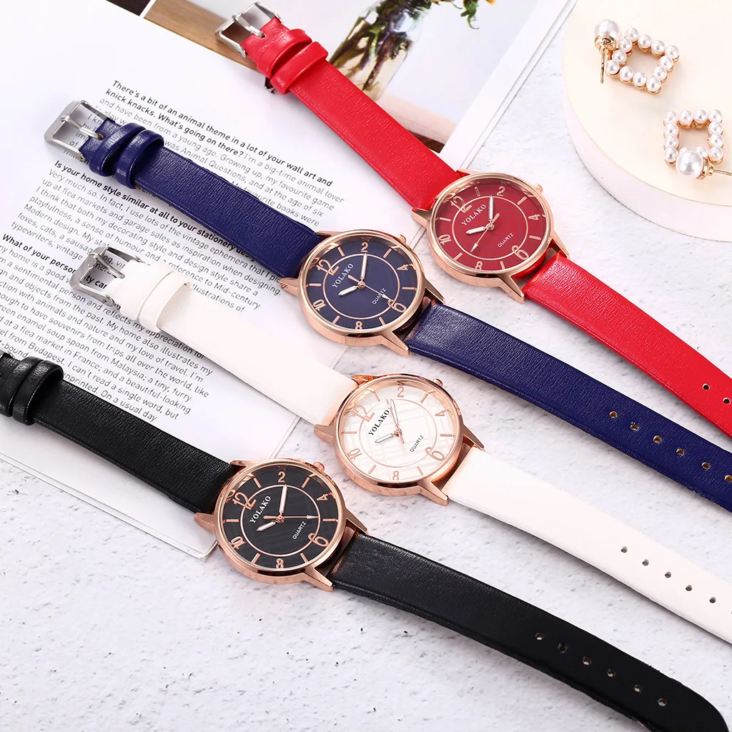 

New Fashion Watch Fashion Ladies Belt Watch Digital Quartz Casual Watch