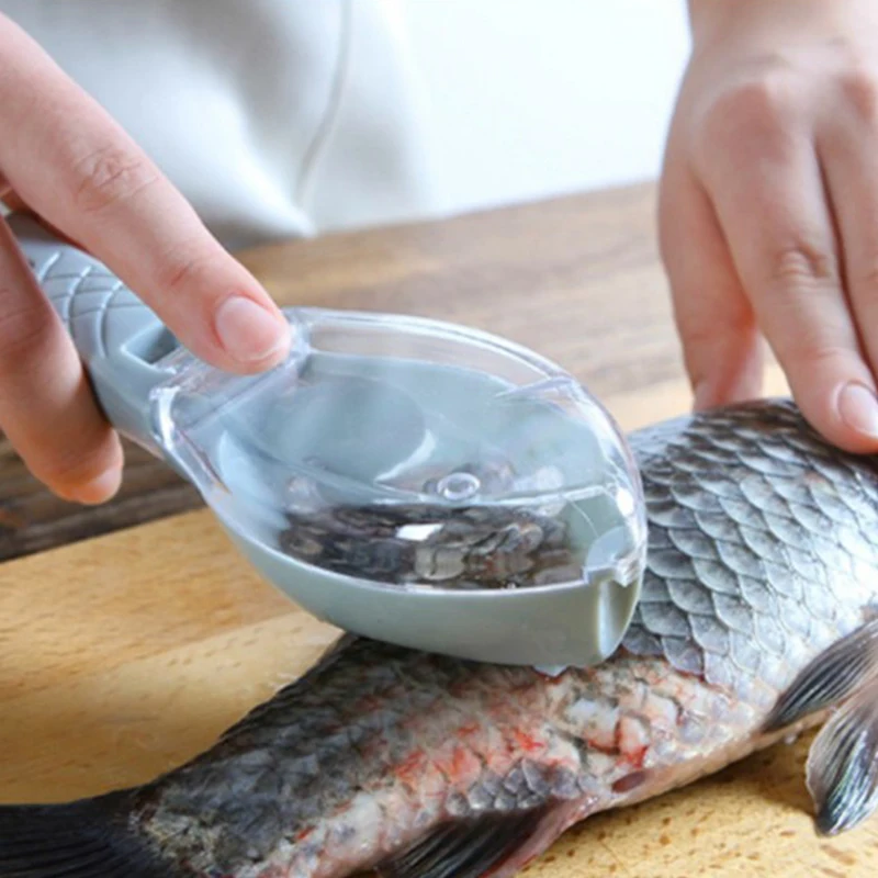 

New Fish Scaler Tool scraping Fish Scraper Cleaning Cutter Remover Cleaner