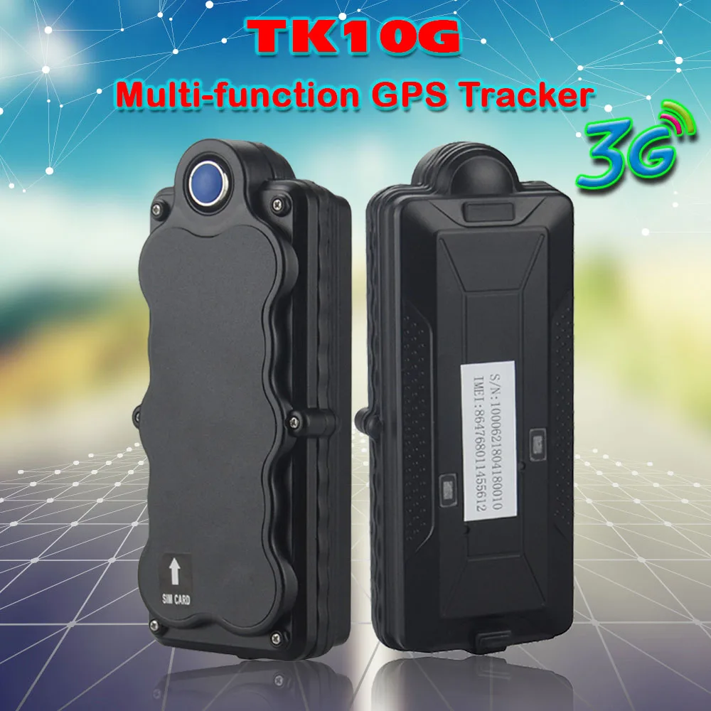 Супермагнитный GPS трекер 3G TK10G + GSM WIFI позиционирование локатор с 10000 мАч