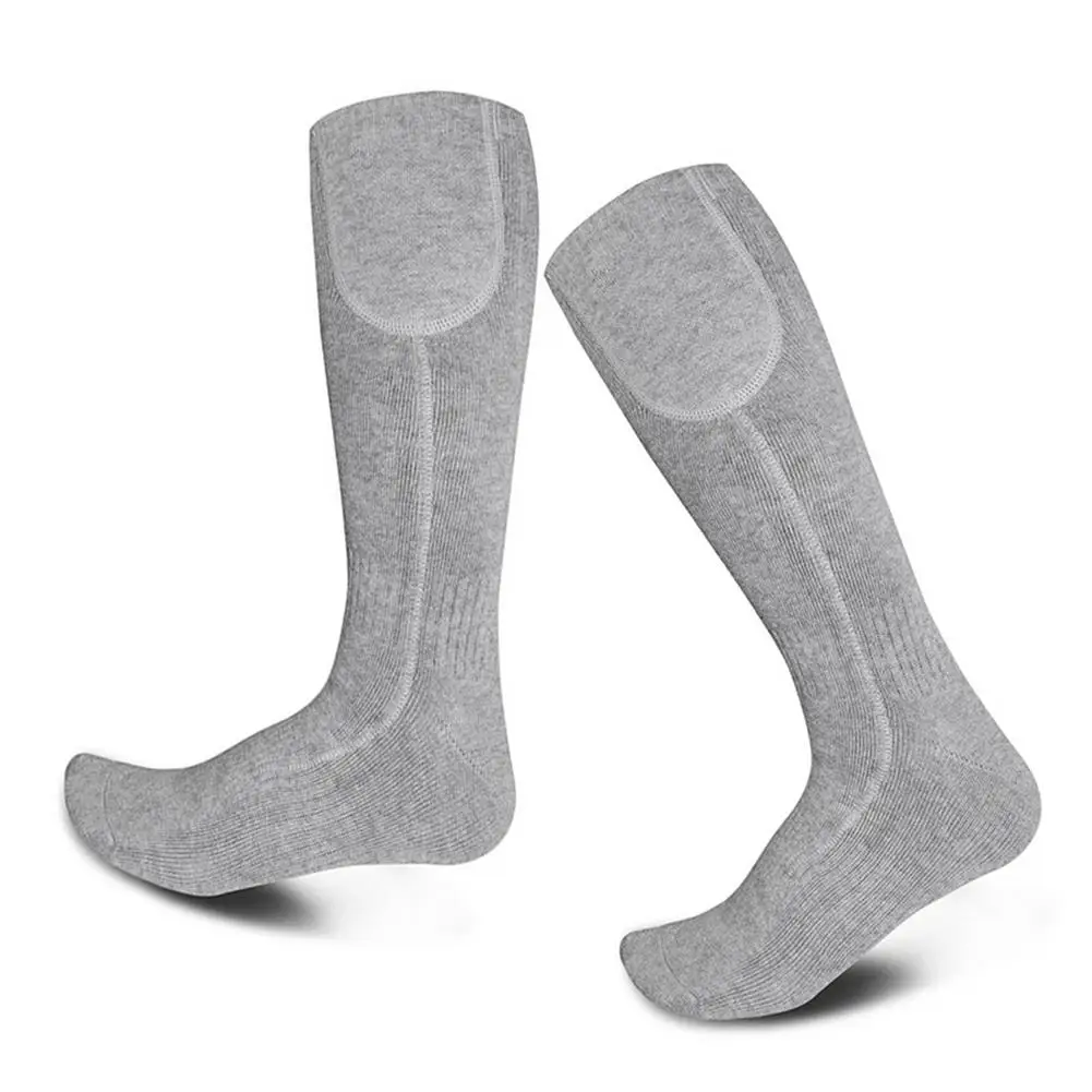 

Heated Socks Rechargeable Electric Battery Socks For Women Men Unisex Washable Thermal Warming Long Socks Foot Warmer For Wint