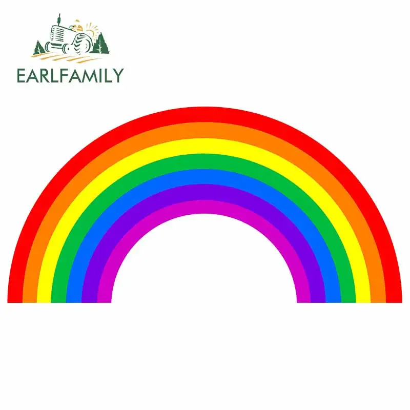 EARLFAMILY 13 см x 6 для Радужный Флаг ЛГБТ виниловые наклейки на машину автомобиля