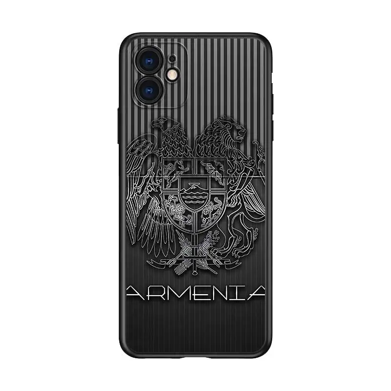 

Armenia Armenians Flag for Apple iPhone 12 Pro Max Mini 11 Pro XS Max X XR 6S 6 7 8 Plus 5S SE2020 Soft Black Phone Case