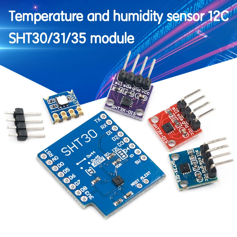 

SHT30 SHT31 SHT35 temperature and humidity sensor module I2C communication numeric wide voltage