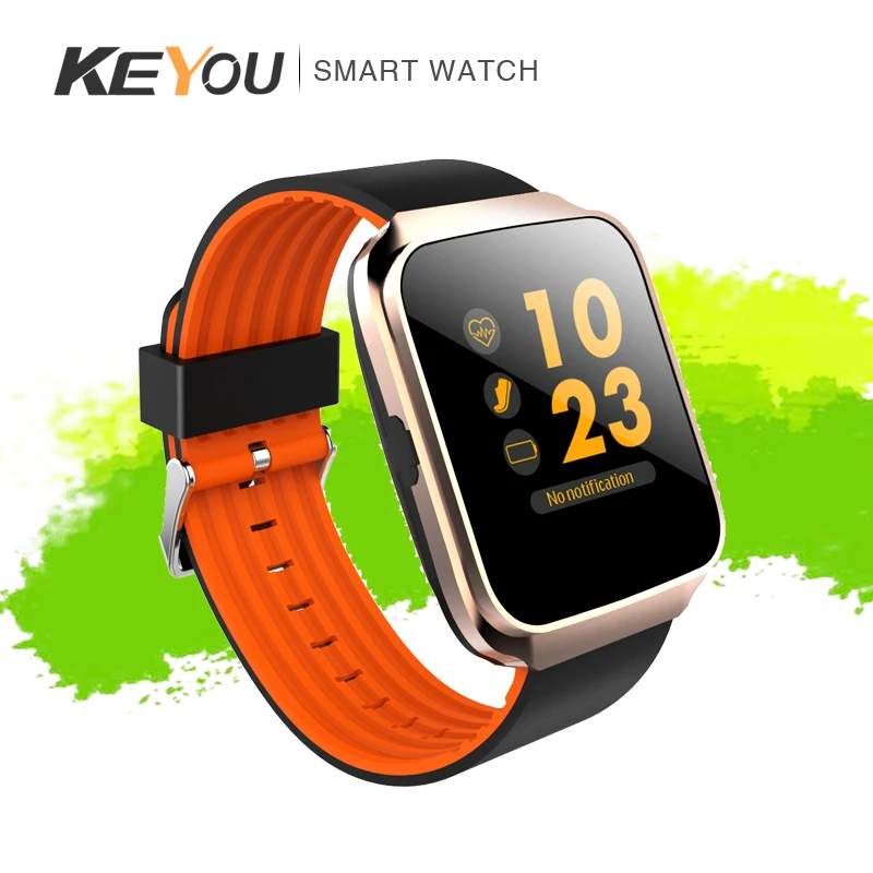 KEYOU Z40 Смарт часы 1 54 дюймов bluetooth Вызов сердечного ритма Мониторинг Артериального