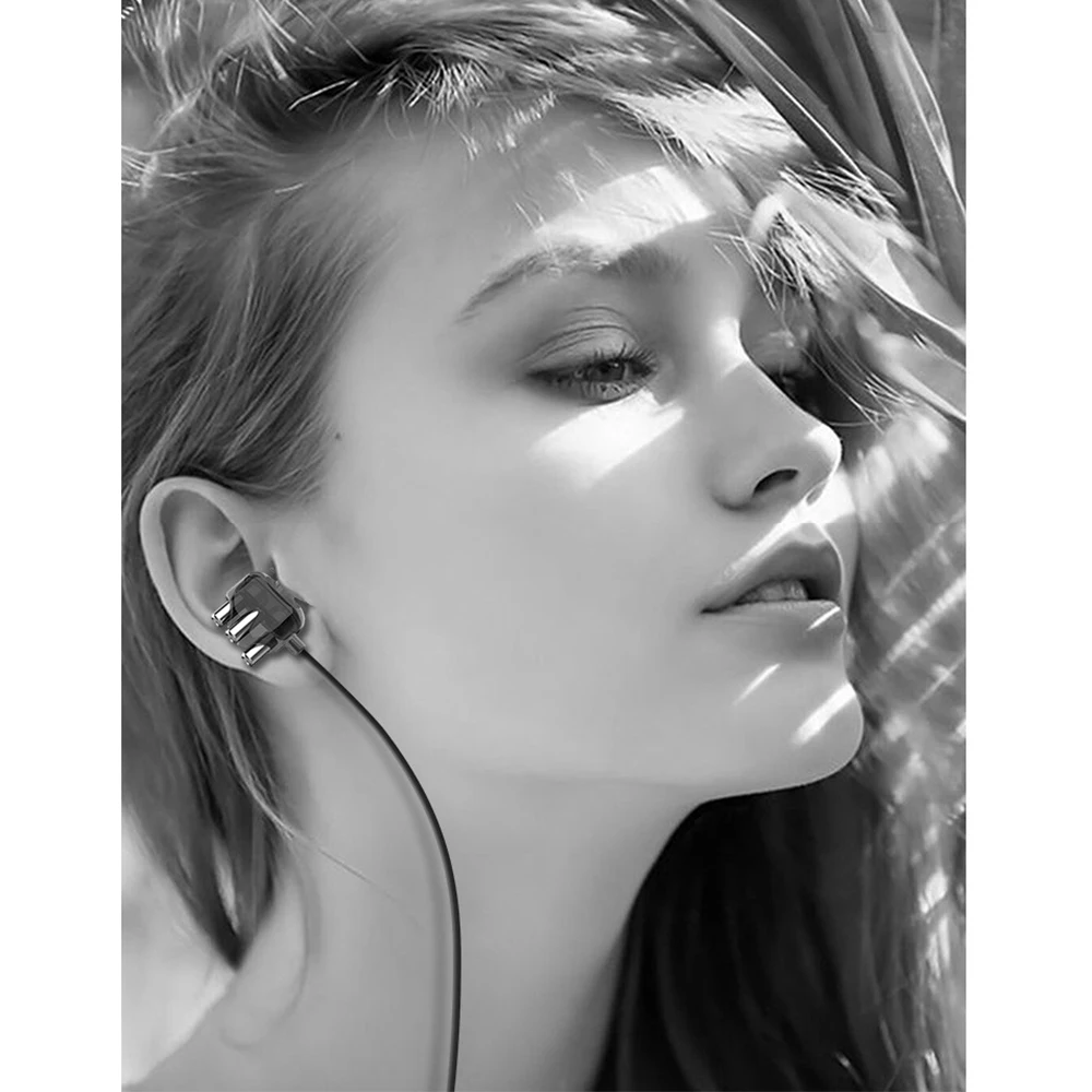 Четырехъядерные стерео проводные наушники вкладыши Спортивная гарнитура с