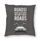 Декоративный чехол-наволочка Назад в будущее, 40 х40 см