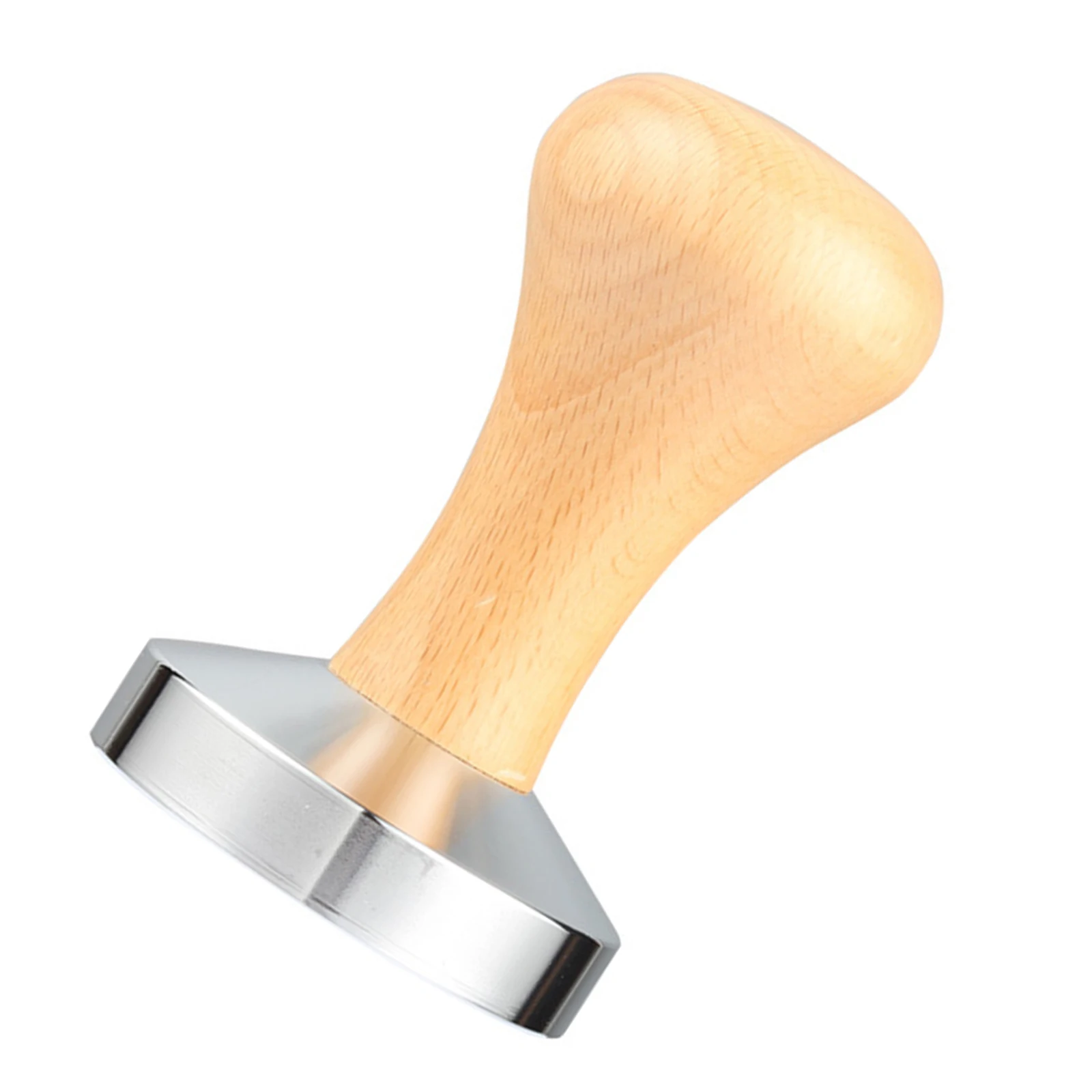 

Coffee Tamper Wooden Handle Coffee Stainless Steel Base Powder Press Tool Kitchen Supplies For Home Office