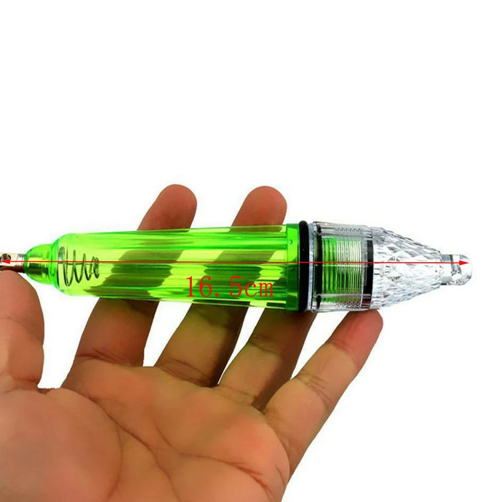 

New Bait Lure LED Flashing Mini Bait Lure Deep Drop Underwater Lights Fishing Squid Fish Lure Light Green Lamp Night Fish Lights