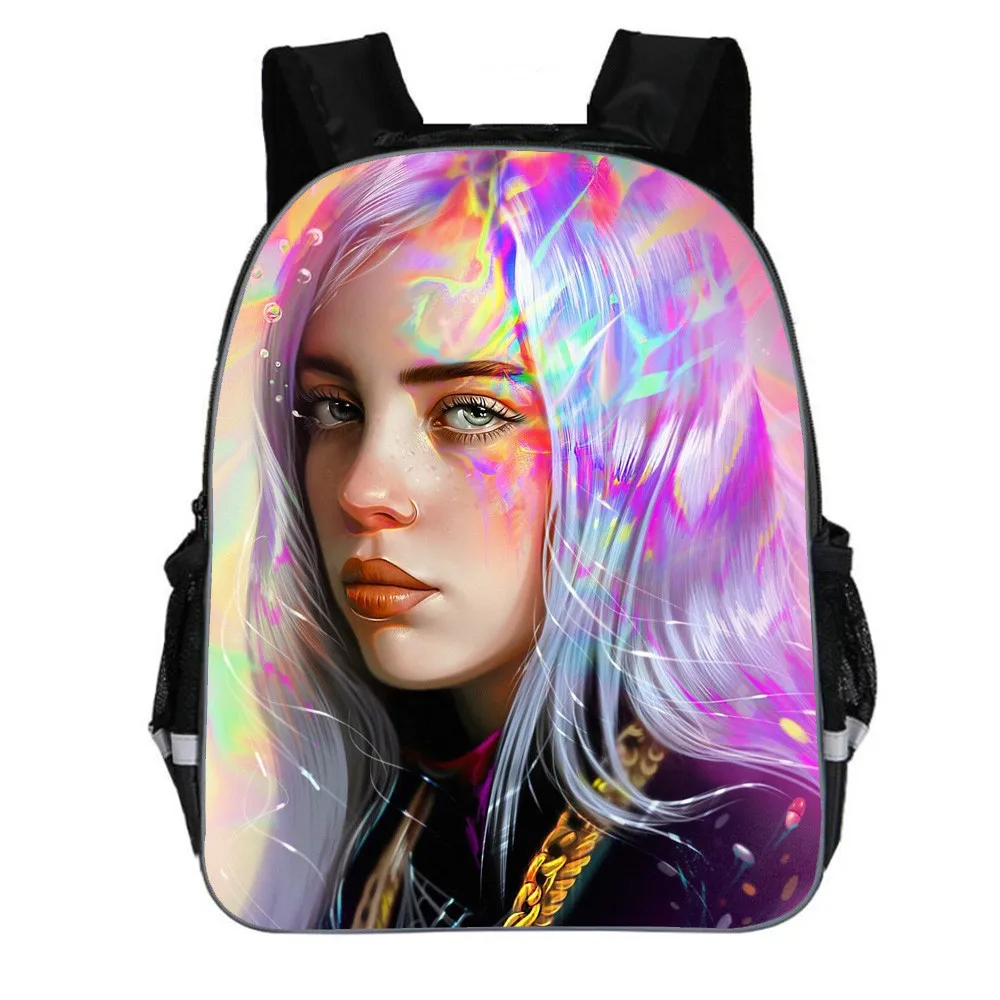 BILLIE EILISH детей школьного рюкзака ПРЕКРАСНАЯ школьная сумка для мальчиков и