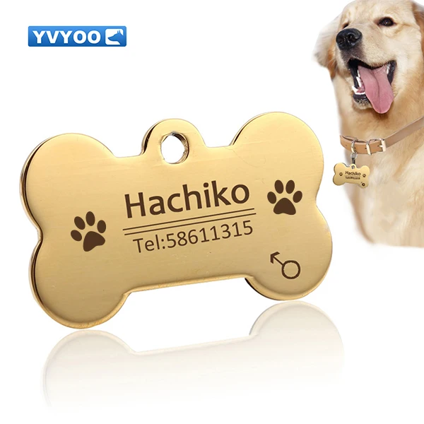 Бирка для ошейника собаки или кошки YVYOO|ID бирки| |
