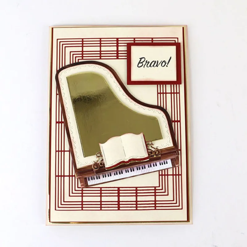 Фортепианная музыкальная книжная полка металлические режущие штампы для