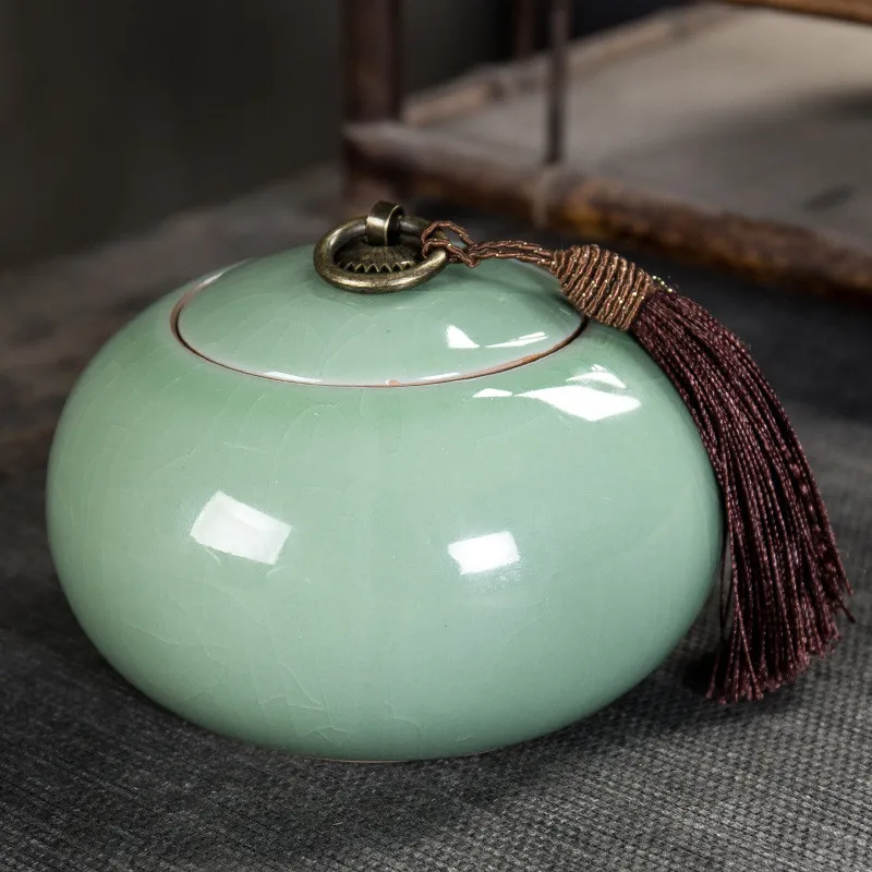 Простой стиль Круглый чайник керамическая большая упаковочная коробка для чая