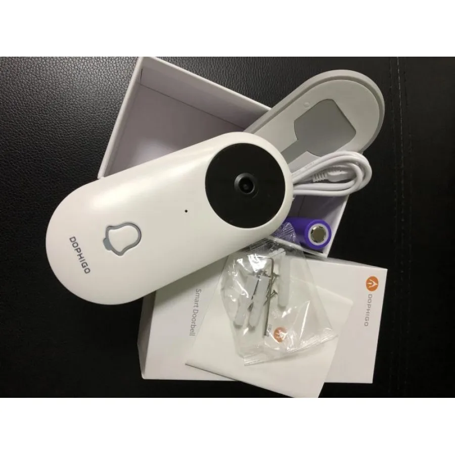 Смарт-видео Dophigo на батарейках 960P Wifi дверной Звонок камера бесплатное Облачное