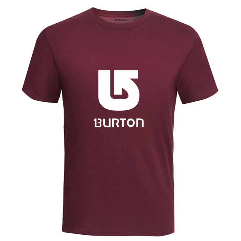 

Men's Crew-neck T-shirt Summer Men Casual T-shirt Fashion Loose T-shirt 2021 New Men's T-shirt 100% cotton men's T-shirt BURTON