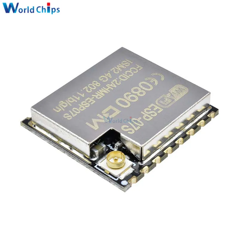 Беспроводной Wi Fi модуль ESP8266 ESP 07S ESP07S 802 11/b/g/n с антенной IPEX 2 4 ГГц интеллектуальная