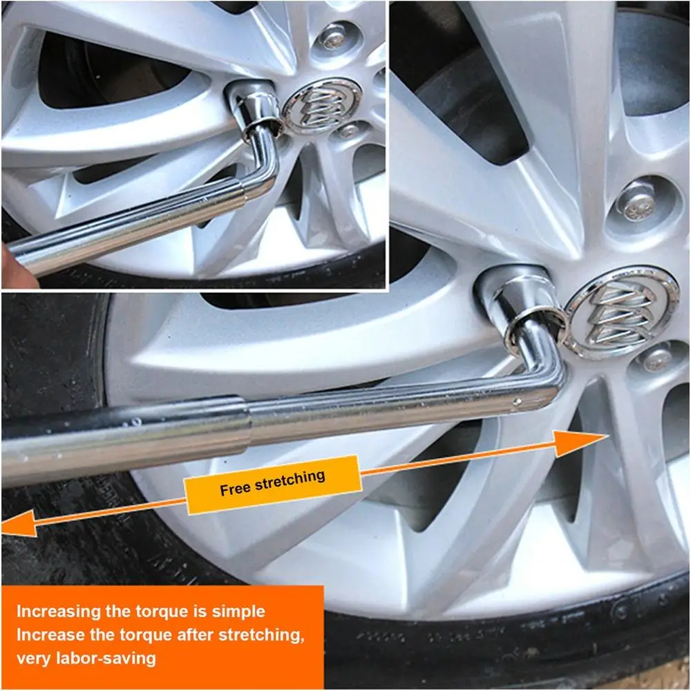 Телескопический рукав шин удаление гаек ключ дюймовый стандарт автомобиля