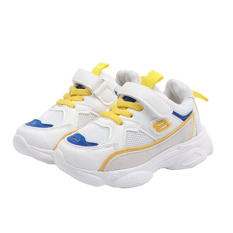 

Boys and girls sports sneskers shoes new fashion color matching lightweight children casual Leisure breathable running shoes