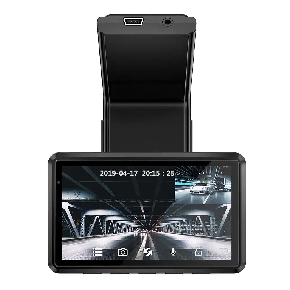 

K10 HD 1080P Car DVR Camera Dash Cam App Playback Maximum Support for 32GB TF Card 1920x 1080 with Rearview Camera