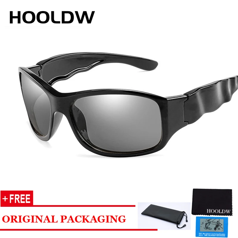 hooldw hot men polarized sunglasses vintage brand designer sun glasses outdoor sport travel driving glasses uv400 gafas de sol free global shipping