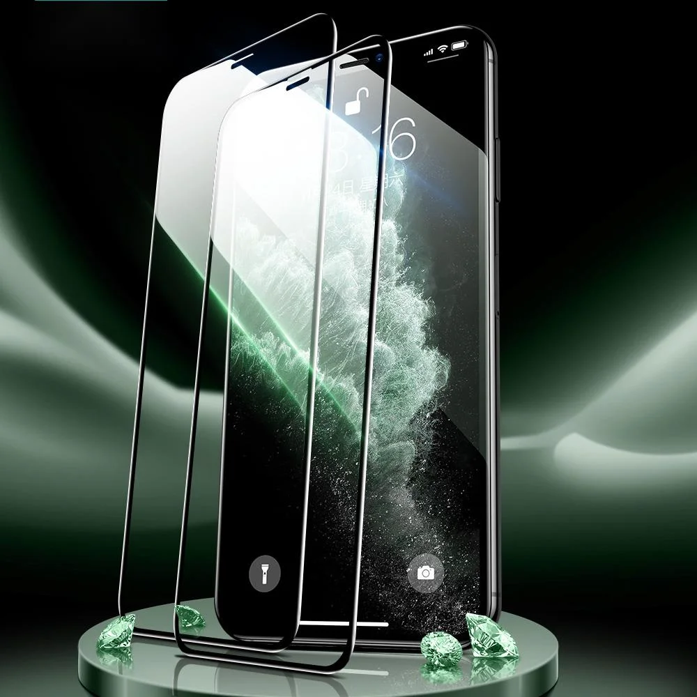 

for iPhone 12 Pro Max Screen Protector Tempered Glass for iPhone 13 Pro Max 11 Pro X XR XS Max 8 7 3D Full Cover Screen Film