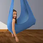 Детские хлопковые качели-гамаки для аутизма, ADHD, дополнительная терапия, качели до 88 фунтов, сенсорная детская терапия, эластичная посылка, устойчивые качели сиденья