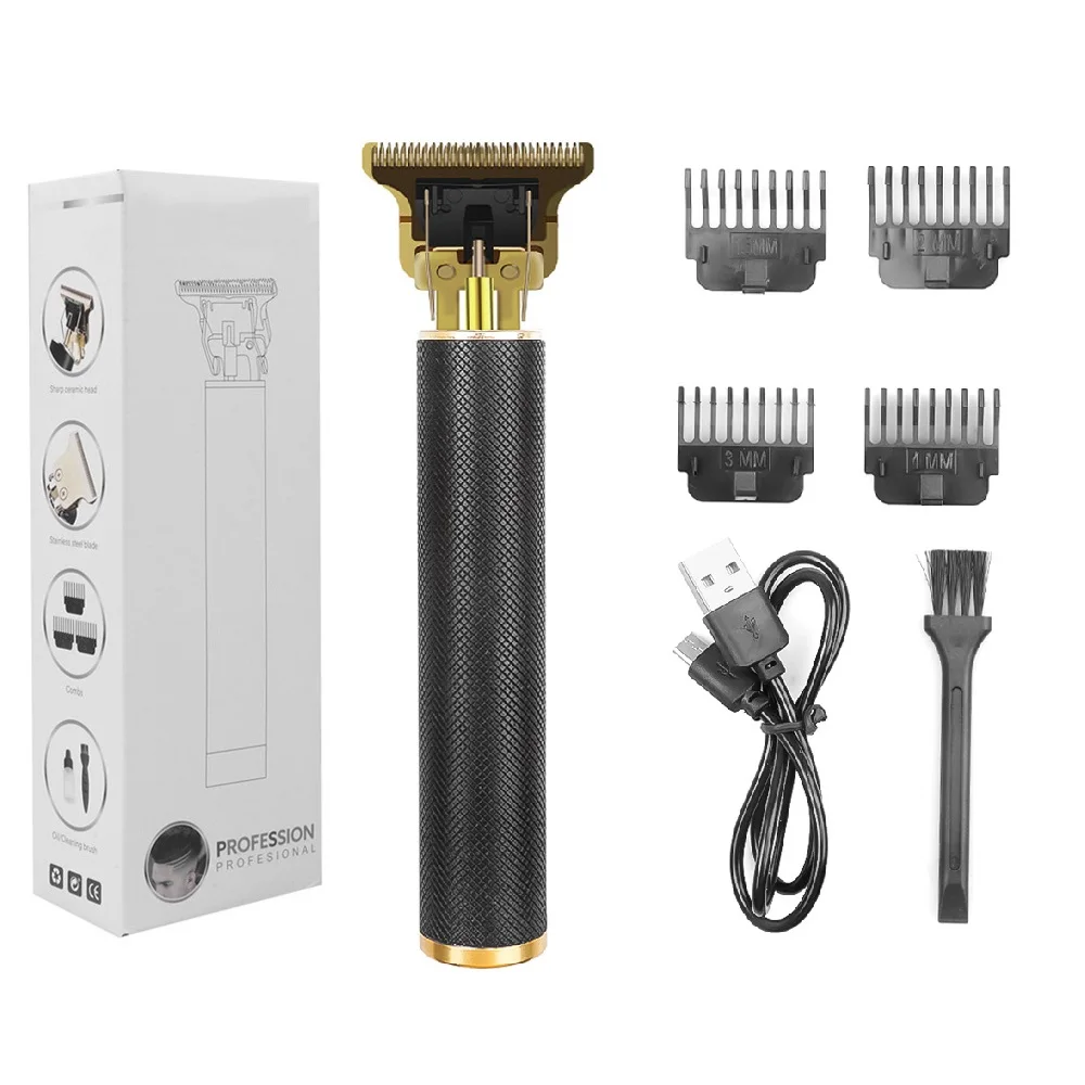 Портативный Перезаряжаемые для стрижки волос триммер машинка бороды и усов