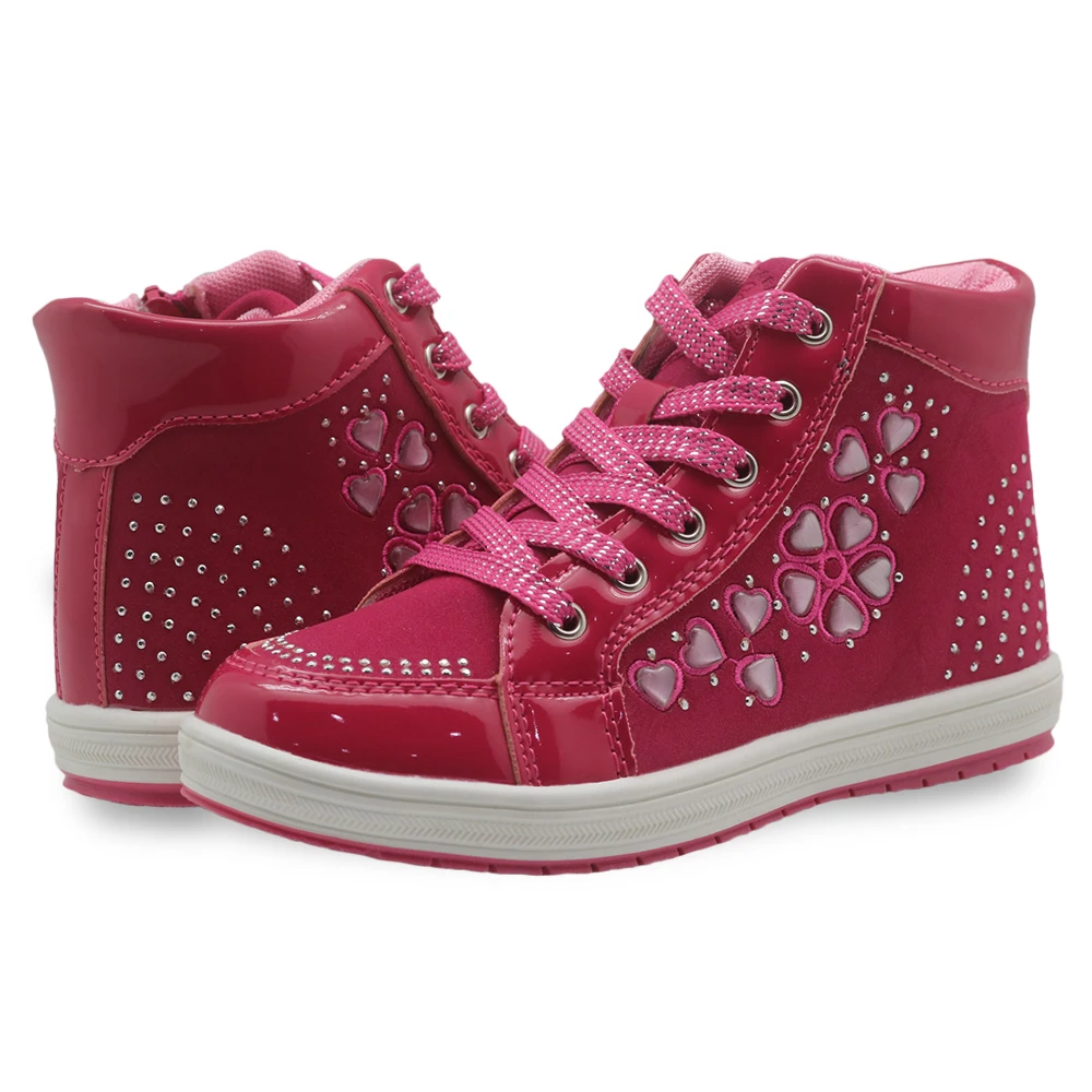 Обувь для девочек Apakowa демисезонные детские полуботинки мартинсы с цветком из