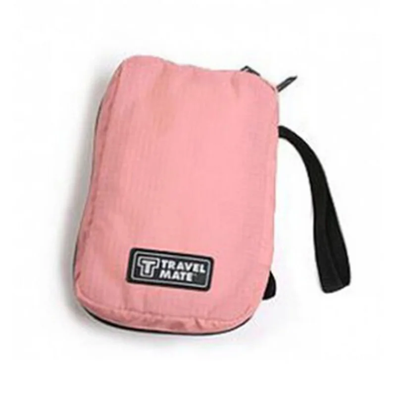 Розовый Makeup Travel Toiletry Purse Organizer Hanging Beauty Wash Cosmetic Bag New - Цвет: Розовый