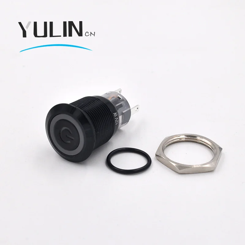 Водонепроницаемый металлический кнопочный переключатель 19 мм|Выключатели| |