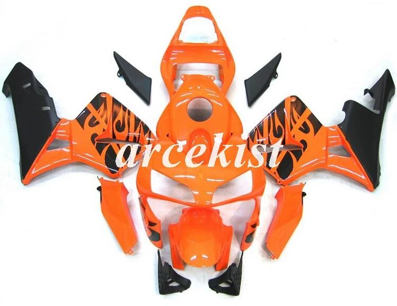 

New ABS Motorcycle Whole Fairings Kit for HONDA CBR600RR F5 2003 2004 03 04 CBR600 600RR Bodywork set Custom Free Orange