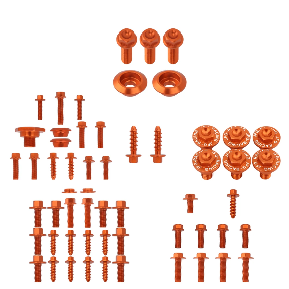 Motorcycle Fork Guard Front Rear Fender Number Plante Radiator Shrouds Bolts Screws For KTM SX XC EXC XCW 125 150 250 350 450 | Автомобили