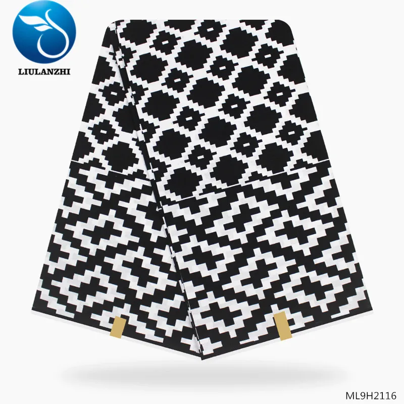 ML9H2116 LIULANZHI африканская голландская Ткань Горячая голландская печать восковой ткани голландский воск батик Ткань 6 ярдов африканская Анкара ткань ML9H1701-ML9H1727 - Цвет: ML9H2116