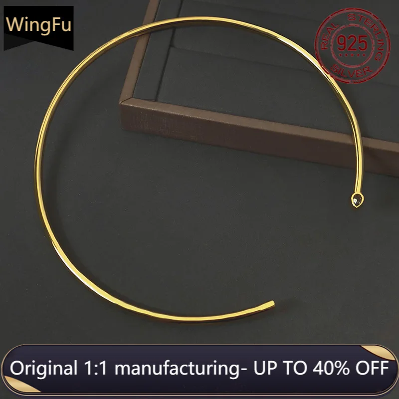 

Ladies 925 sterling silver pear-shaped necklace S925 sterling silver stone beads split neck design monaco jewelry gift