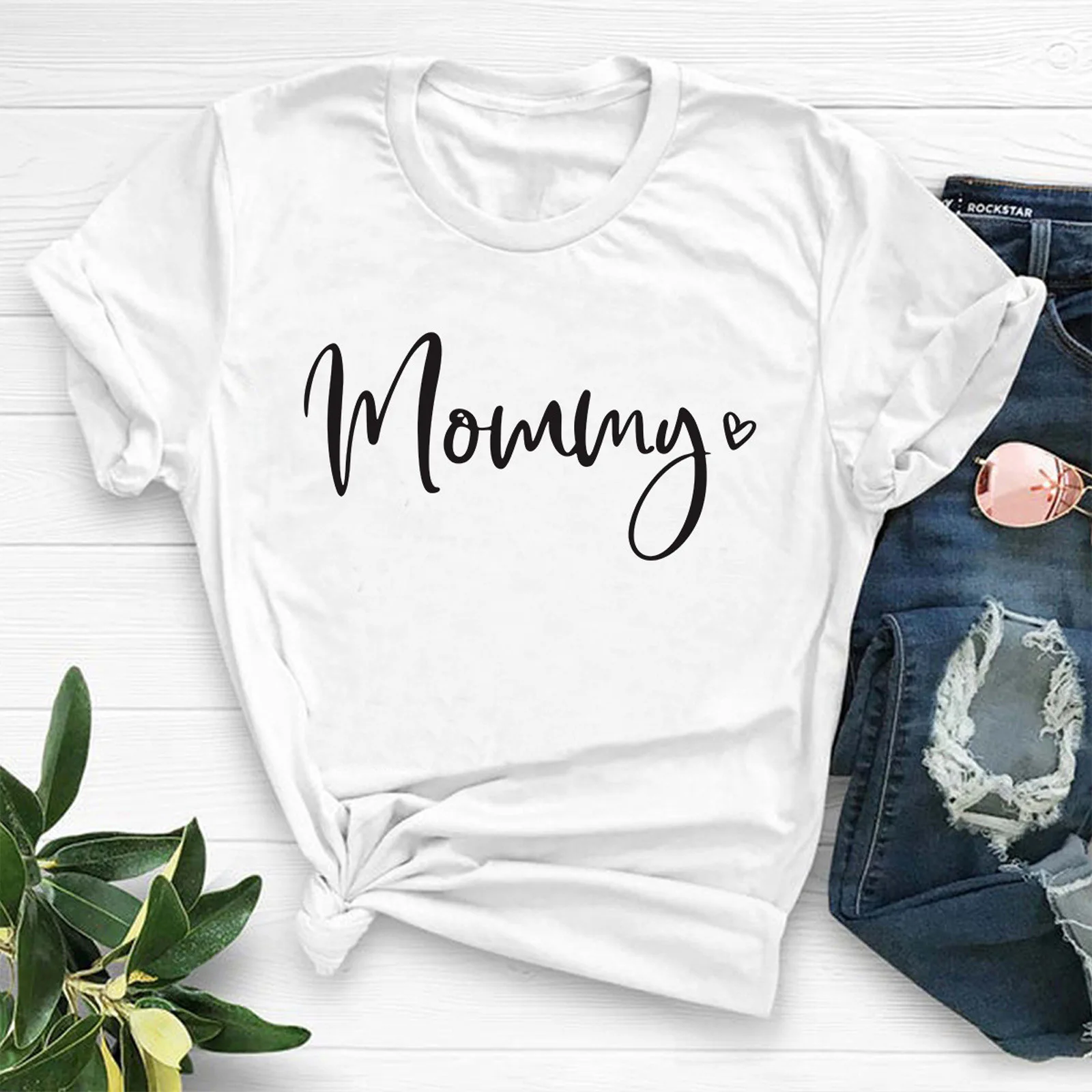 

My Mom Letter Print Women T Shirt Short Sleeve O Neck Loose Women Tshirt Ladies Tee Shirt Tops Clothes Camisetas Mujer