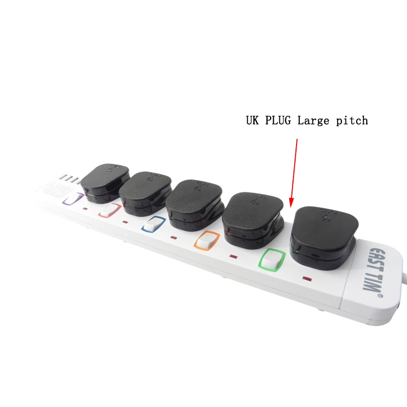 multifunctional intelligent platoon lightning protection overload protection tow wire board 4usb 3 2a fast charger 1 5m cable free global shipping