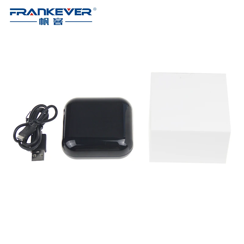 FrankEver wifi Универсальный умный инфракрасный пульт дистанционного управления умный дом автоматизация для кондиционера ТВ-приставка - Цвет: Черный