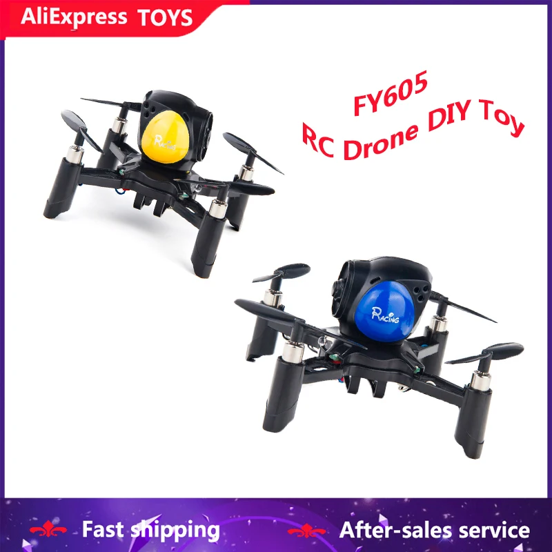 2 шт. DIY гоночный битва Quadcopter FY605 боевой Дрон 4G 4CH 6-Axis Gyro RC самолет игра игрушки