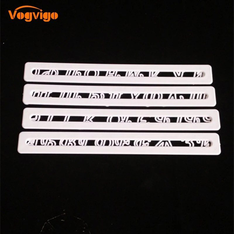 VOGVIGO, Новое поступление, 4 шт., русский алфавит, пластиковые бисквиты, штампы, для выпечки, DIY, помадка, инструменты для украшения торта
