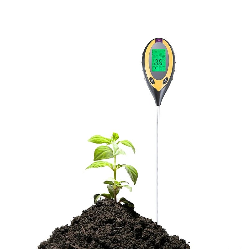 Тестер почвы 4 в 1 измеритель влажности воды и солнечного света для садовых