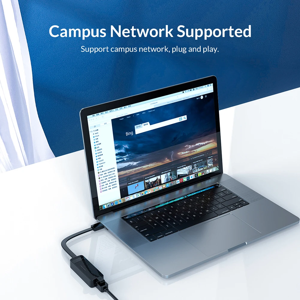 

ORICO USB Network Card USB 2.0 3.0 to RJ45 LAN Network Adapter Ethernet Network Card 100Mbps 1000Mbps Ethernet Adapter