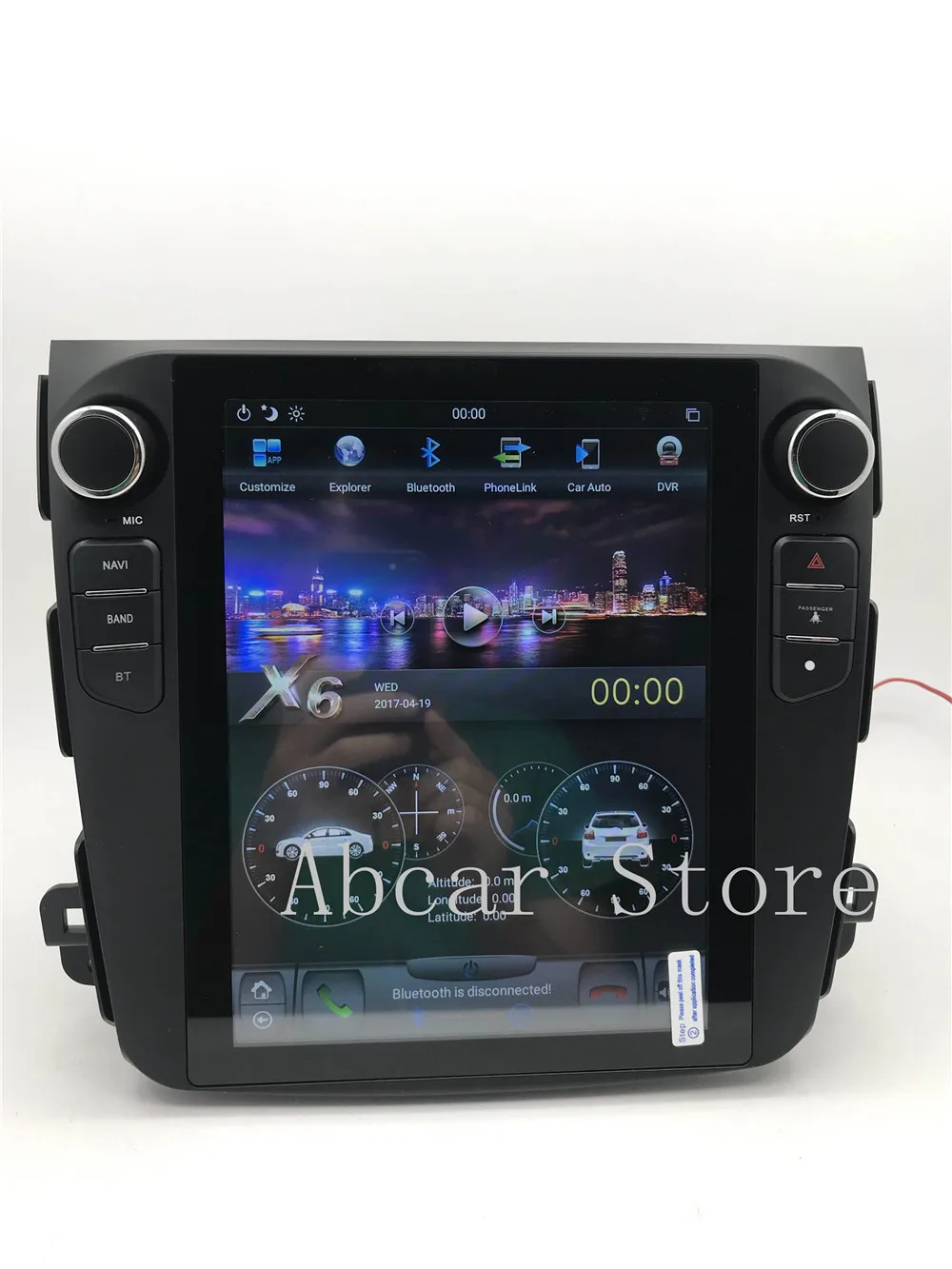 10,4 ''Tesla стиль Android 8,1 автомобильный dvd-плеер gps навигация для Mitsubishi Outlander 2006-2012 стерео радио PX6 CARPLAY HDMI