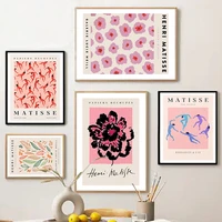 matisse abstract plants flowers market vintage nordic wall art canvas painting posters and prints pictures for living room decor